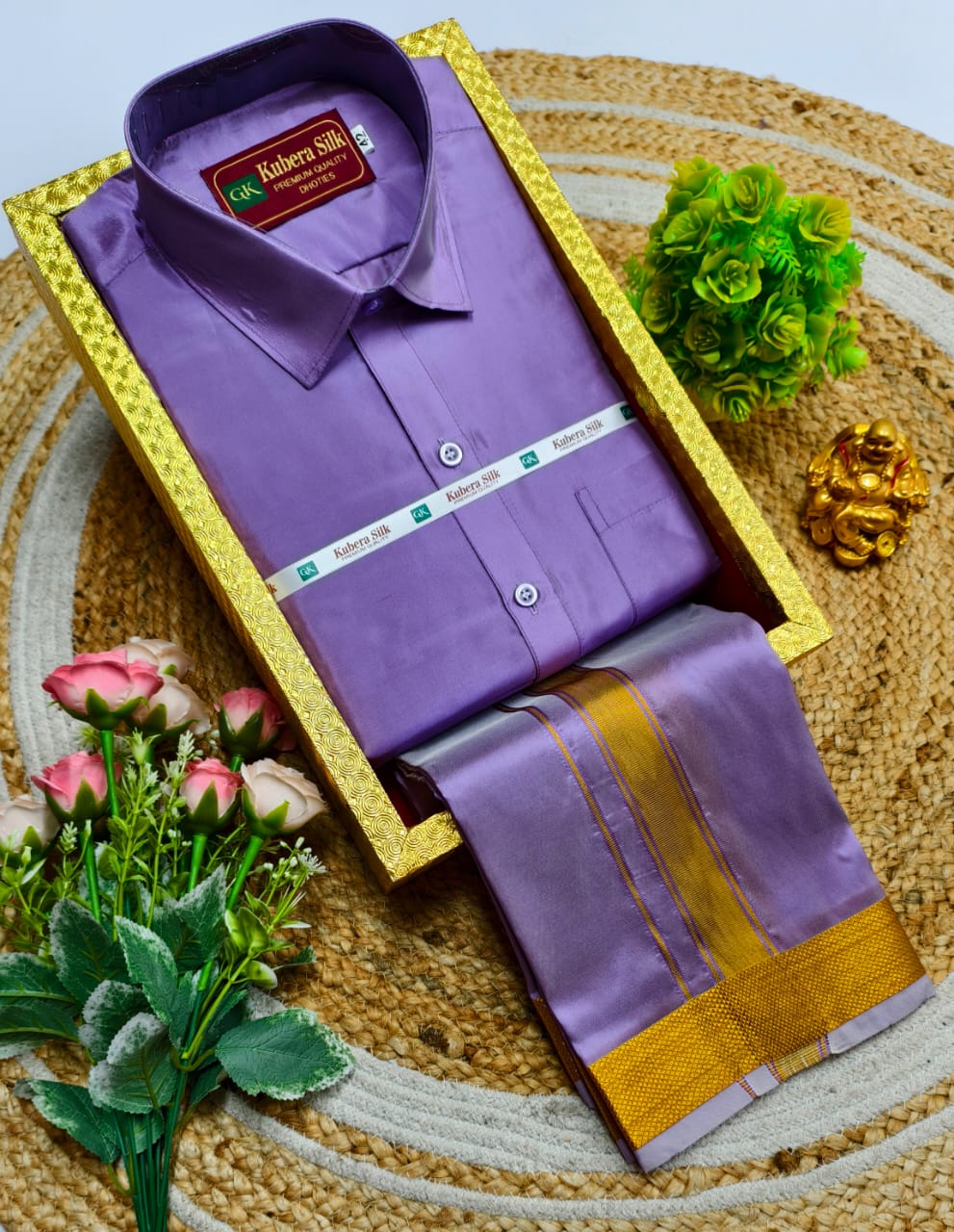Festive Father & Son Matching Dhoti Shirt Combo