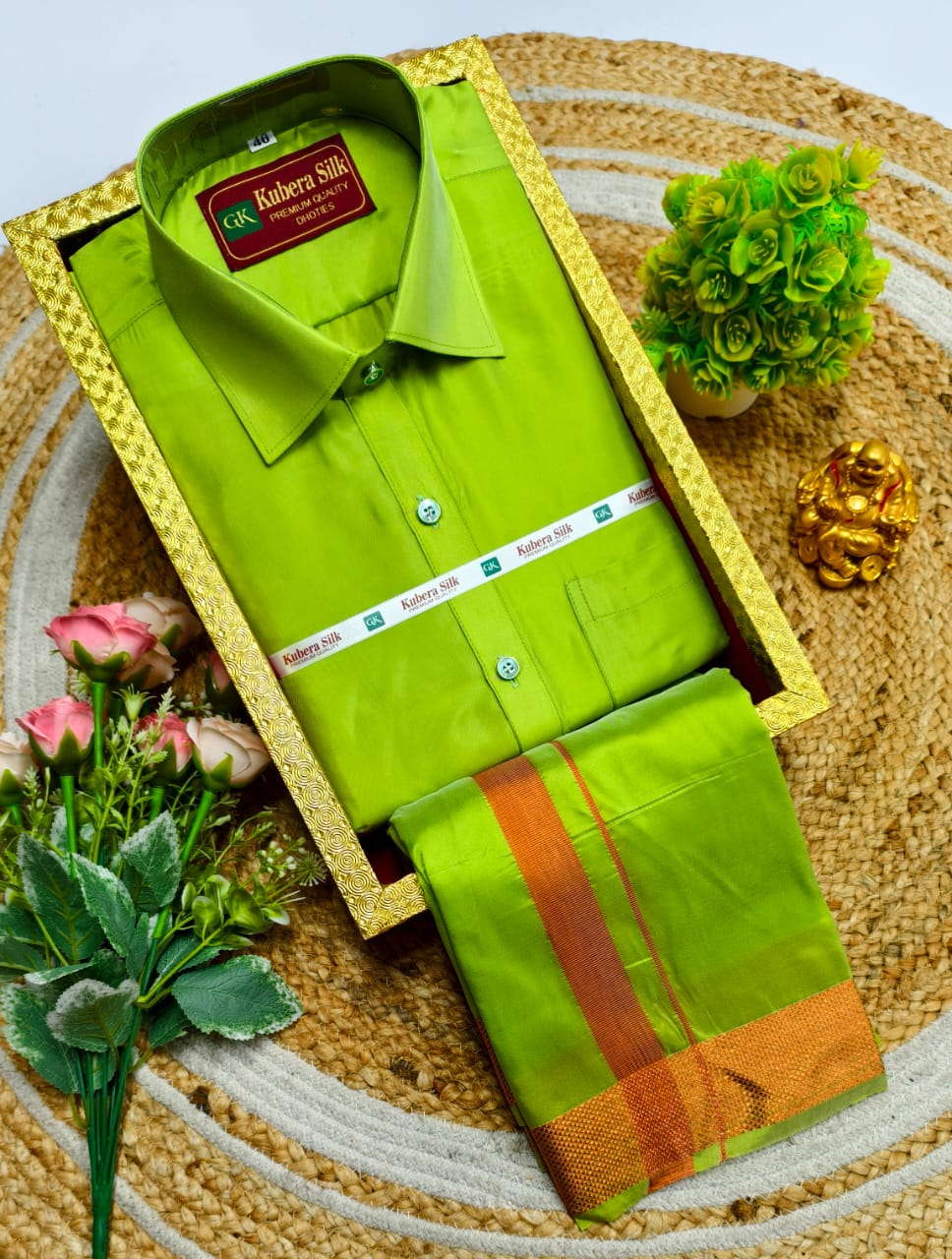 Wedding Wear Father & Son Matching Dhoti Shirt Outfit