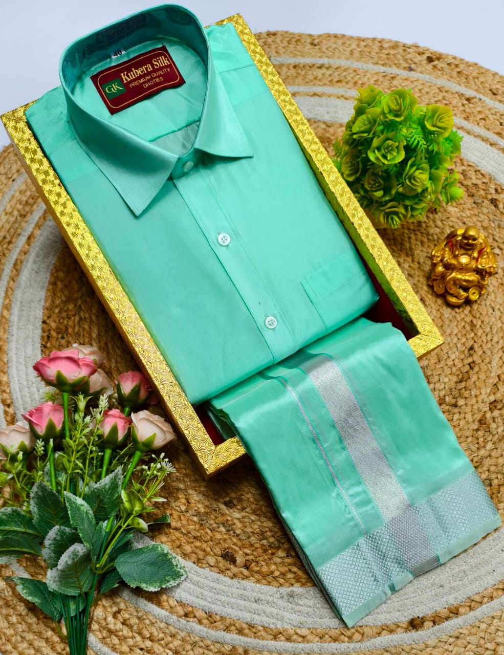 Premium Heritage Father & Son Dhoti Shirt Combo