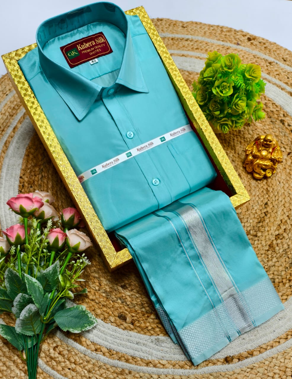 Ethnic Wear Father & Son Matching Dhoti Shirt Set