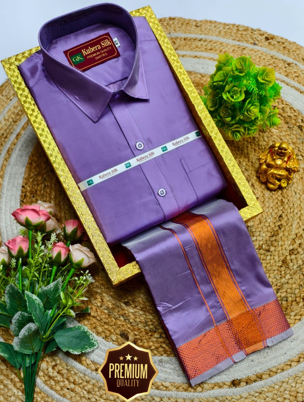 Grand Wedding Father & Son Dhoti Shirt Combo