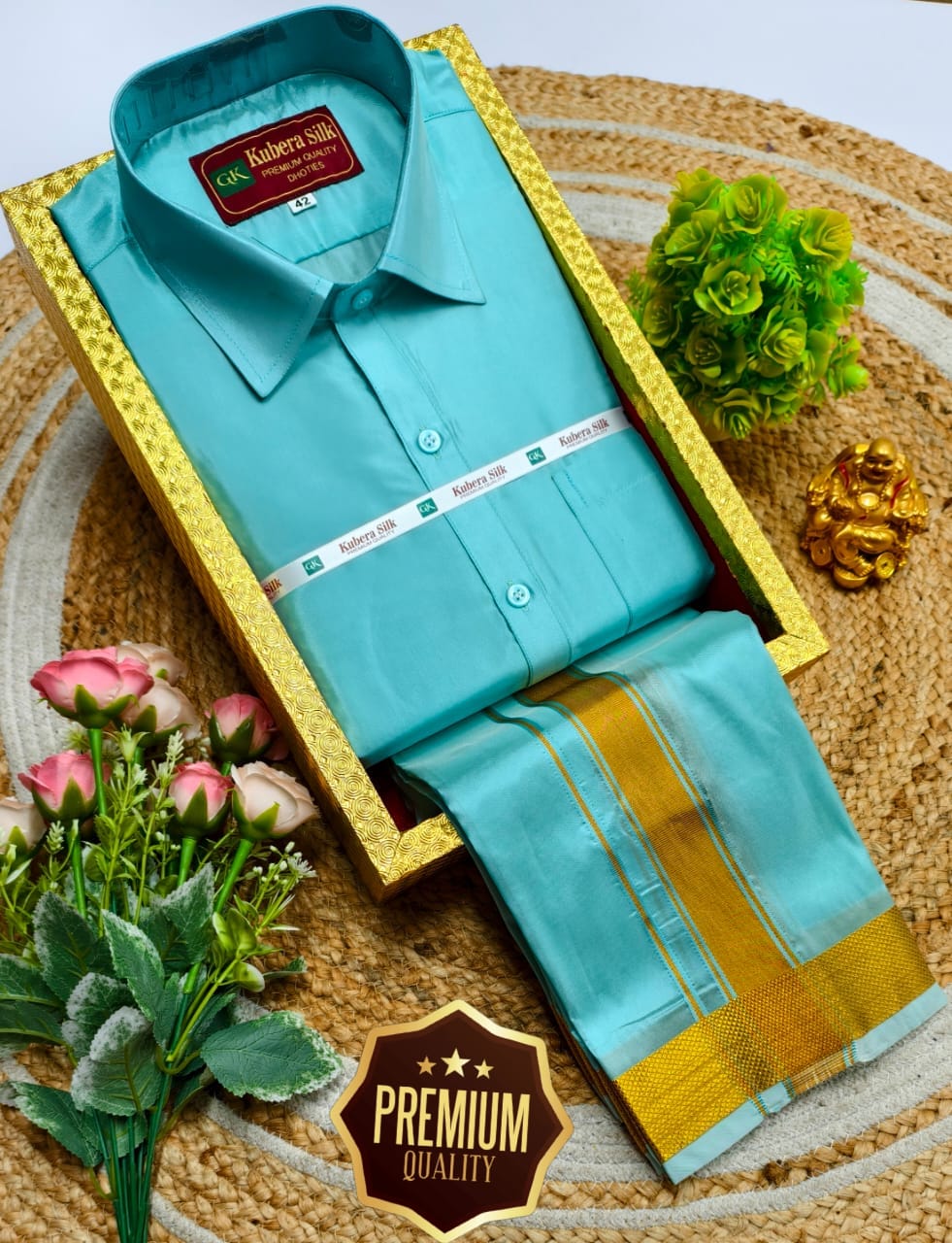 Occasion Wear Father & Son Matching Dhoti Shirt Combo