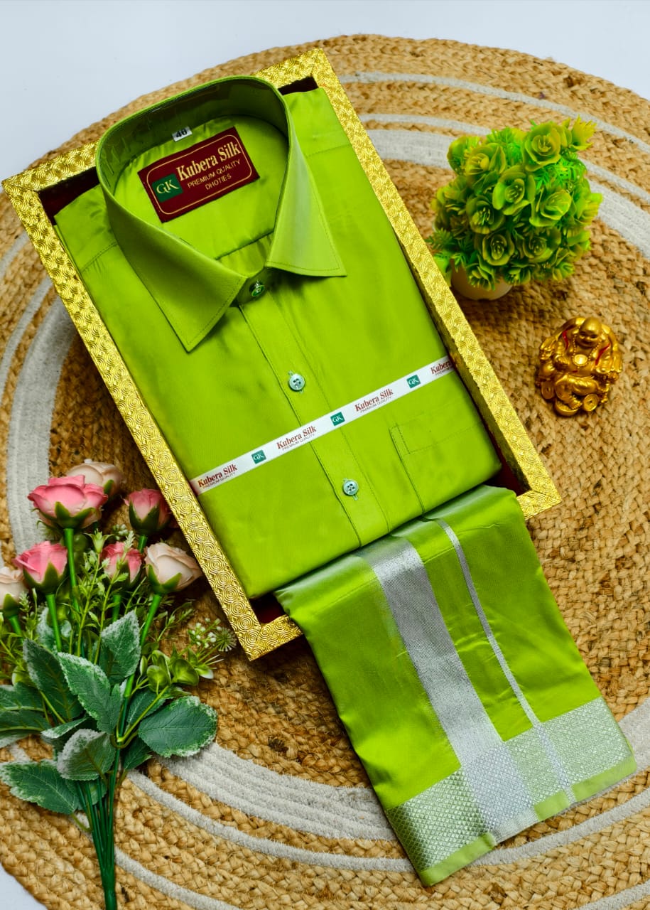 Royal Father & Son Traditional Dhoti Shirt Combo