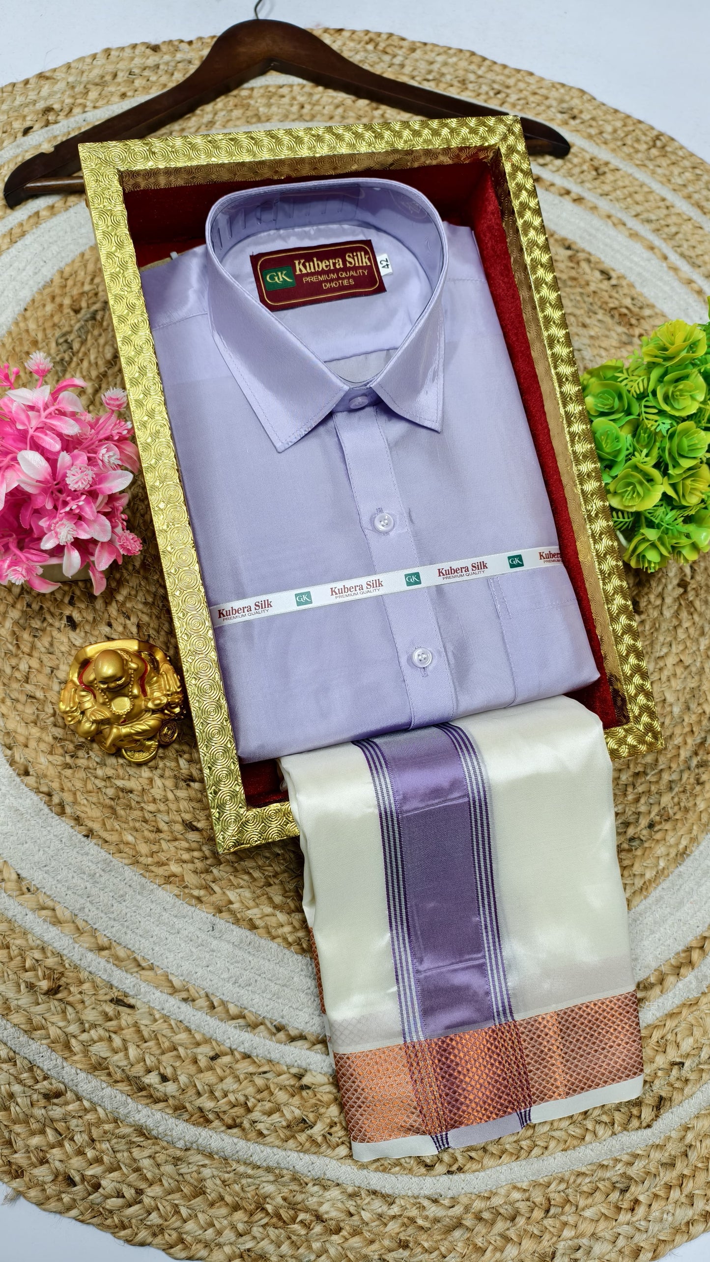 Timeless Weaves – Father & Son Dhoti Shirt Matching Combo