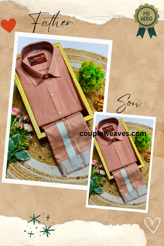 Wedding Collection Father & Son Matching Dhoti Shirt