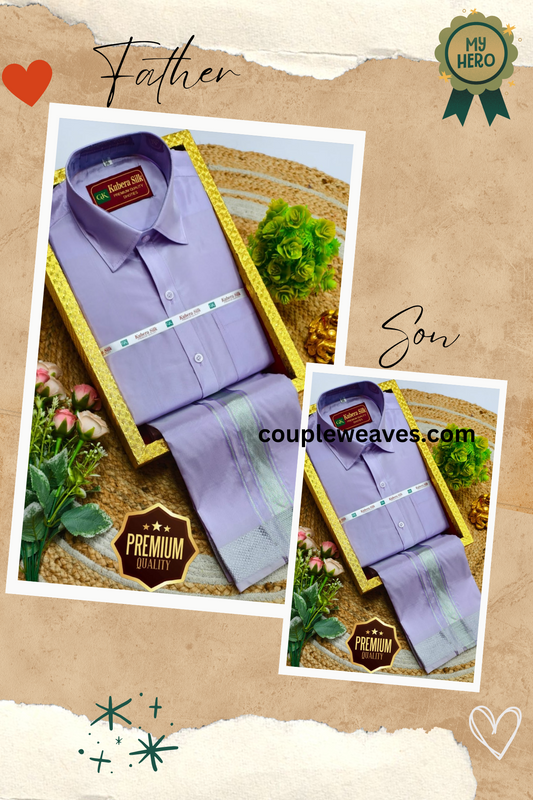 Classic Ethnic Father & Son Traditional Dhoti Shirt
