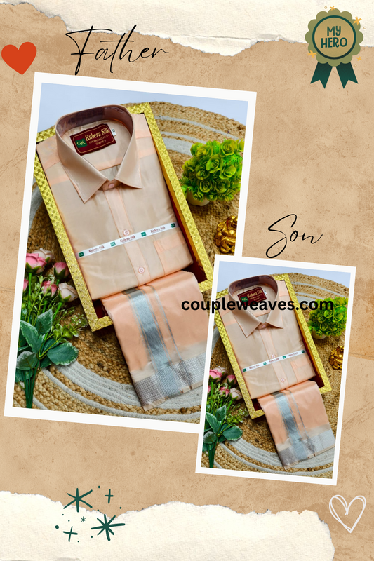 Wedding Special Father & Son Dhoti Shirt Set