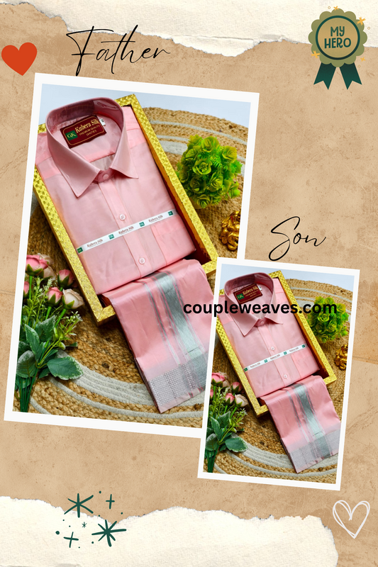 Premium Father & Son Dhoti Shirt Combo