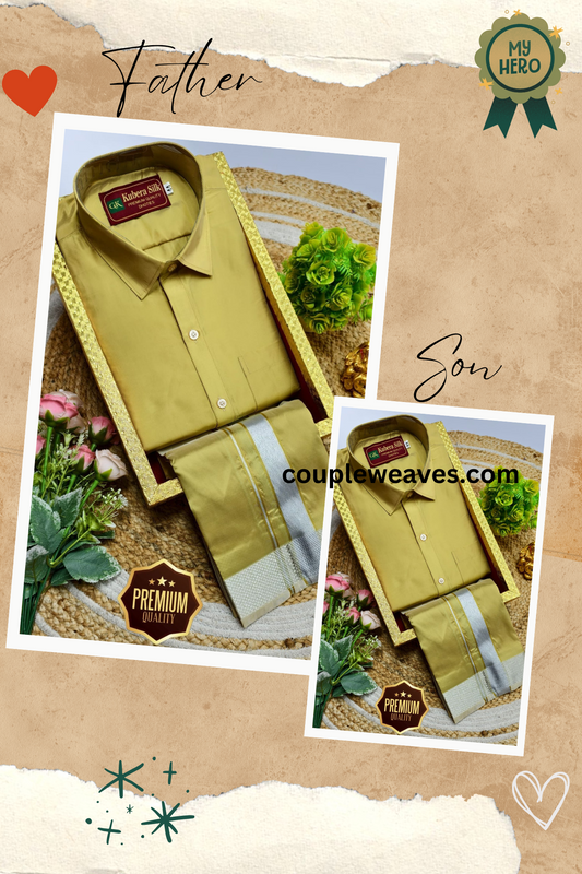 Timeless Father & Son Dhoti Shirt Outfit