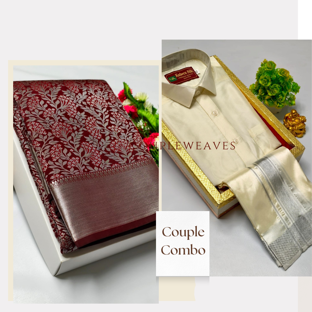 Refined Royal Tradition Semi Silk Couple Combo