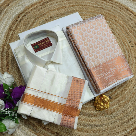 Ethnic Silk Couple Combo for Weddings - CoupleWeaves