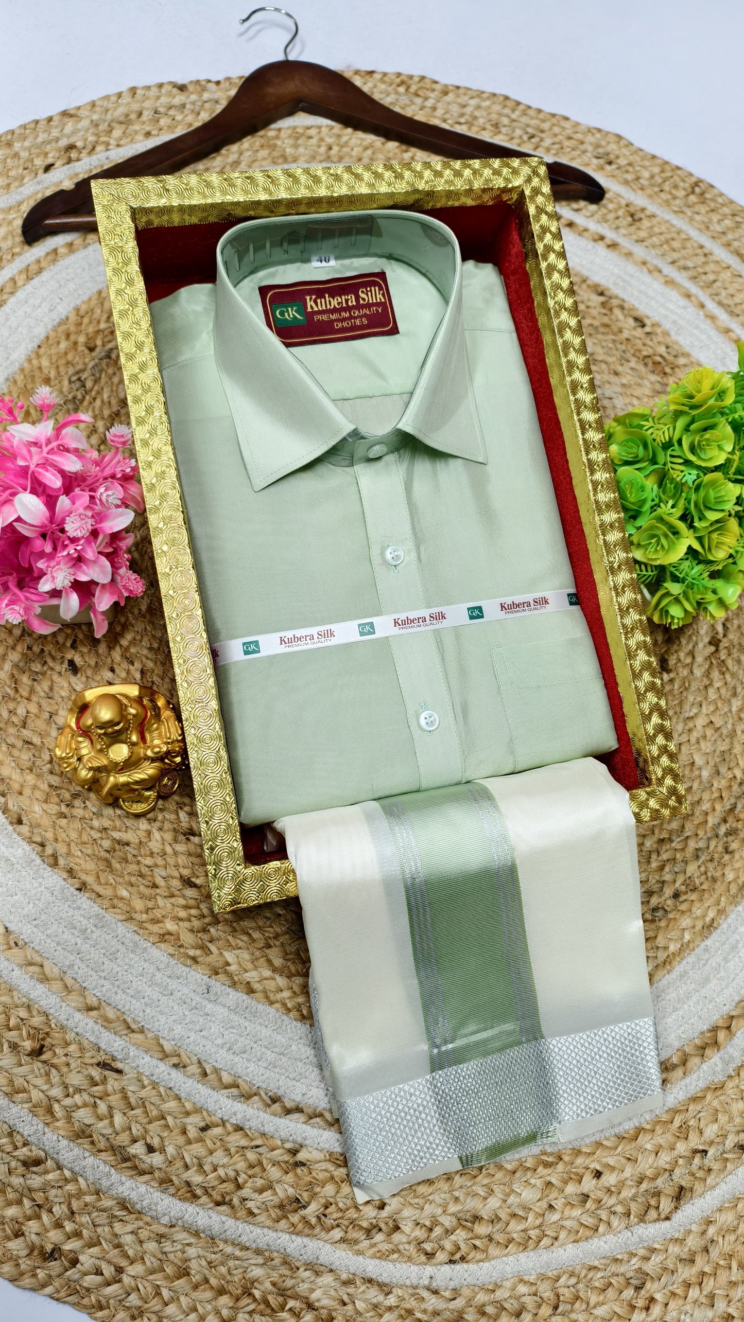 Father & Son Ethnic Dhoti Shirt Weaves