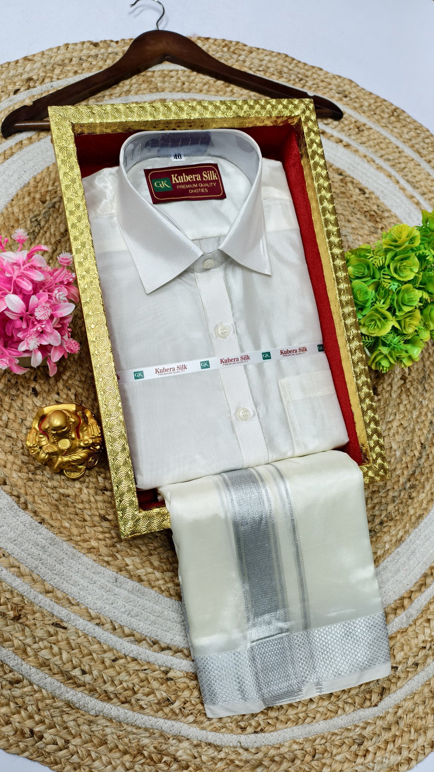 Father & Son Wedding Special Dhoti Shirt Weaves
