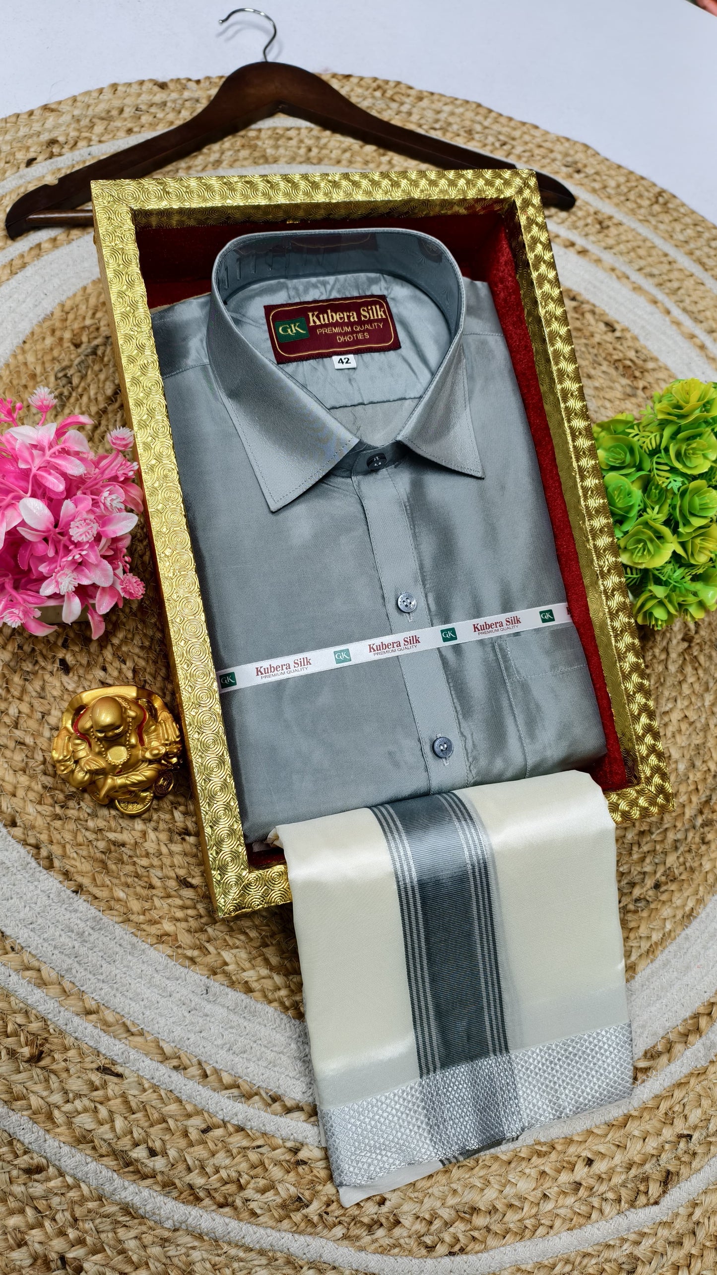 Father & Son Matching Dhoti Shirt Combo