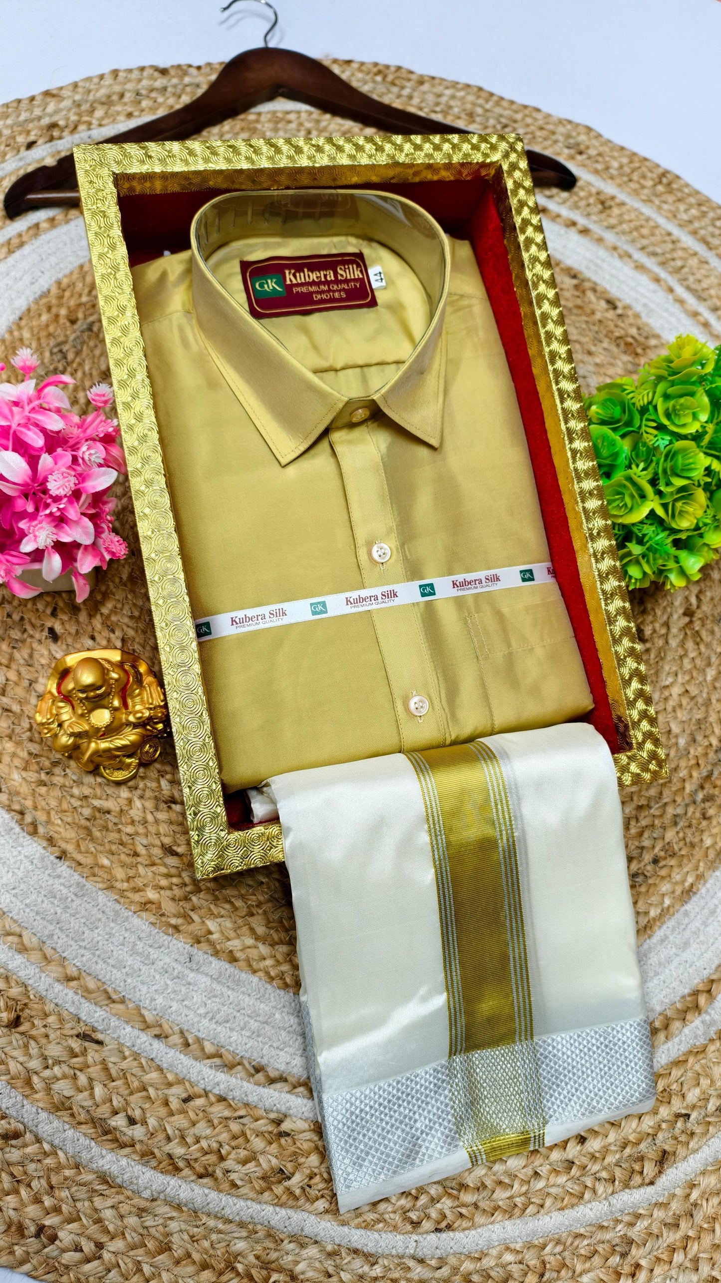 Weaving Bonds – Father Son Dhoti Shirt Combo