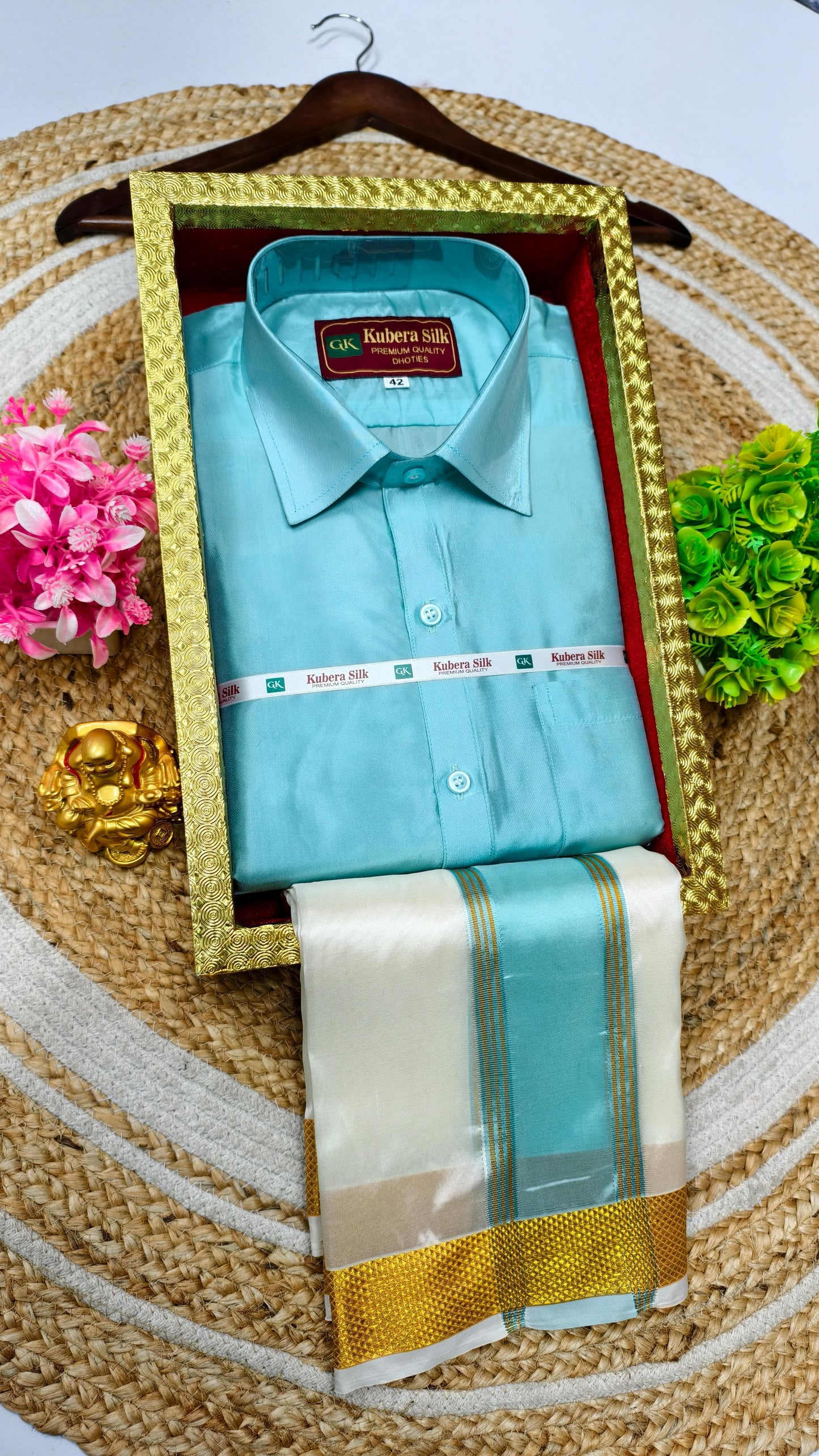 Father & Son Festive Dhoti Shirt Weaves