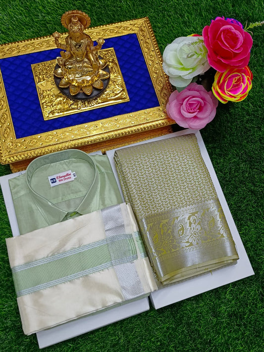 Refined Royal Tradition Semi Silk Couple Combo