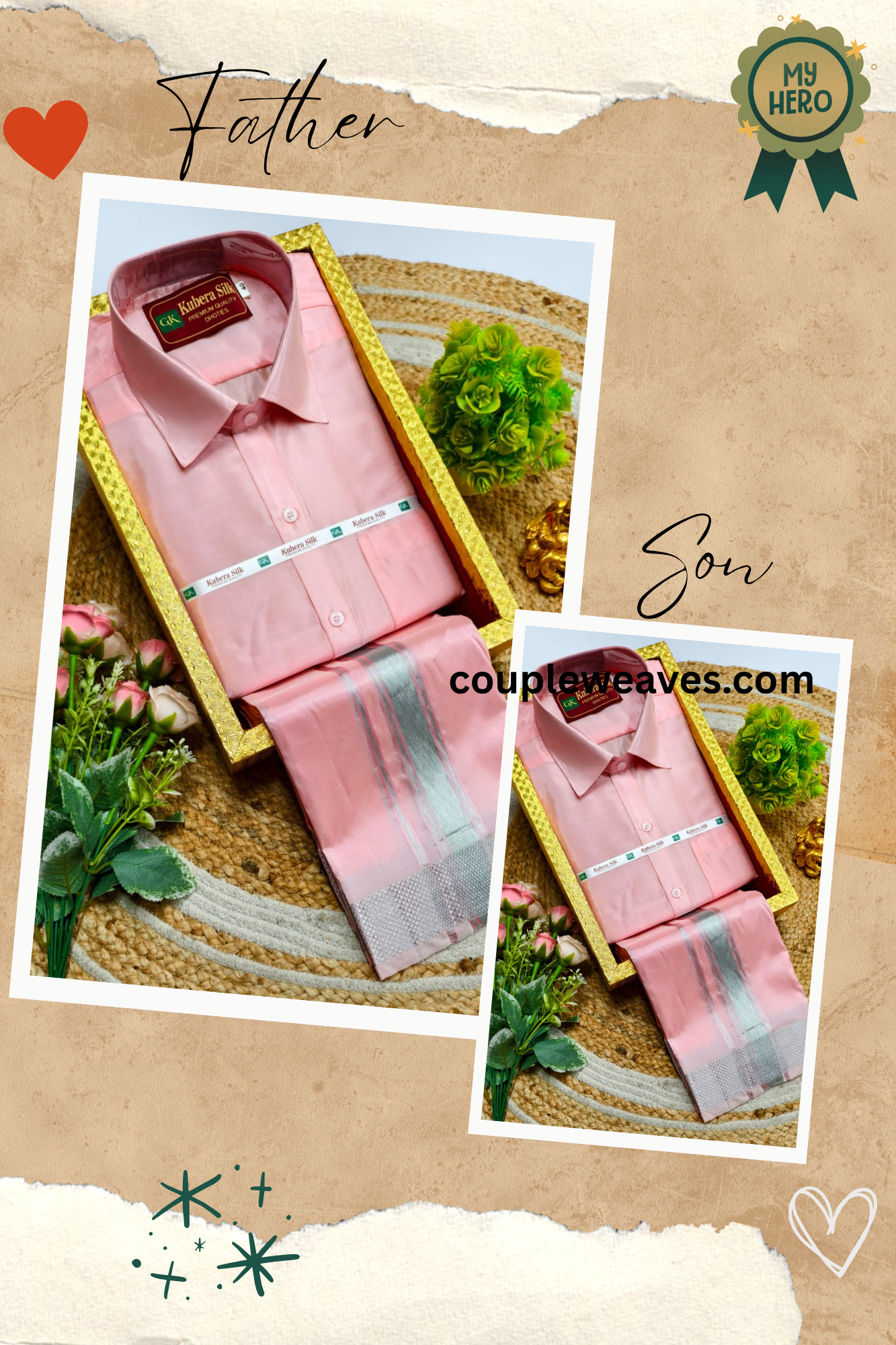 Premium Father & Son Dhoti Shirt Combo